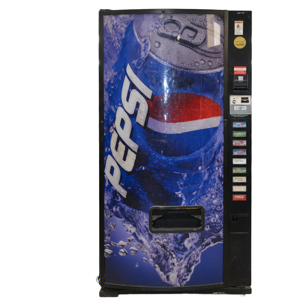 Dixie Narco 501E vending machine transparent background image in Reno Sparks Nevada Silver Star Vending catalog