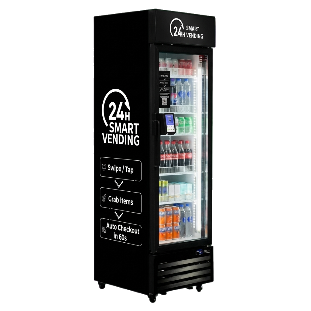 Smart vending machine cooler solution